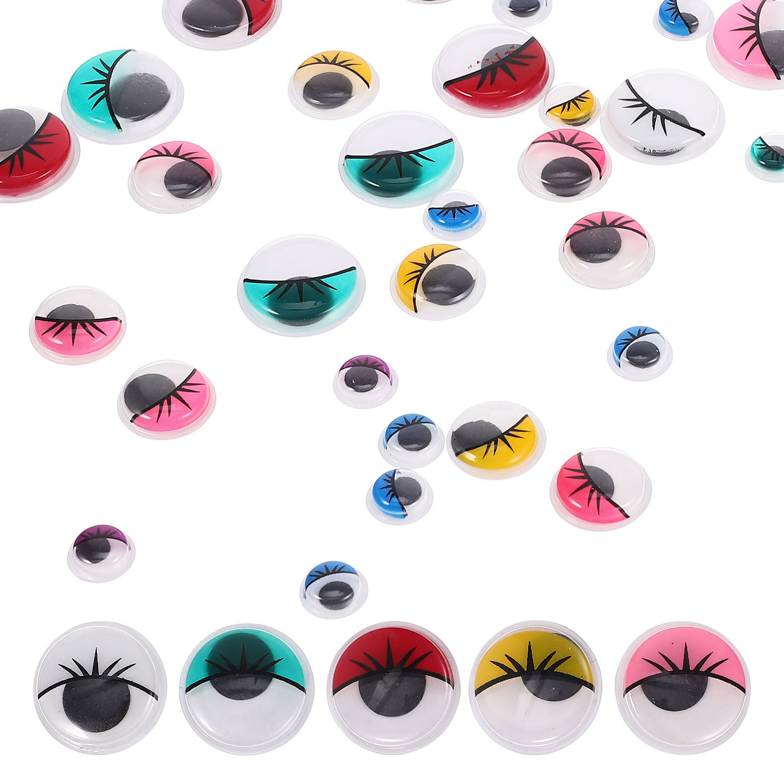 84pcs Adhesive Eyeball Stickers DIY Eyeball Stickers Kids Crafts Eyeballs  Decor 